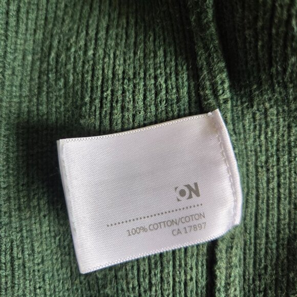 Old Navy Green Full Zip Medium Cardigan (21" ptp) - Picture 7 of 12